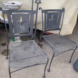 Metal Chairs 4 Patio Chairs 