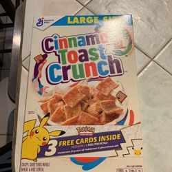 Pokémon Cards In Cereal Box     Sealed 