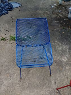 Vintage iron chairs