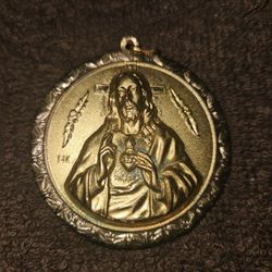 Jesus / Virginia Mary Medallion 