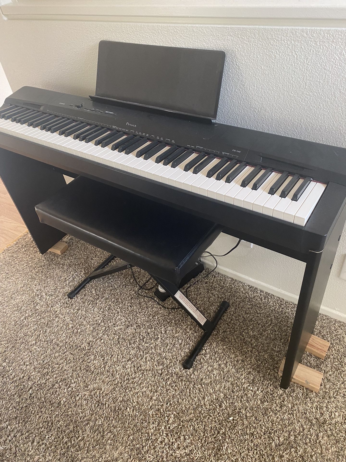Keyboard Piano - 88 Keys, Weighted, PX-160