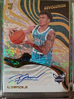 Kj Simpson Jr Autograph Card