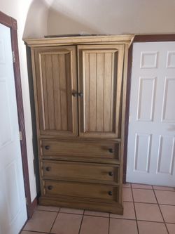 Solid Wood Armoire