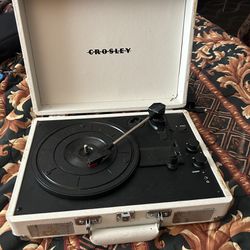 Used Crosley CR8005-we Cruiser Plus Vintage 3-Speed Bluetooth in/Out Record Player asking for $50