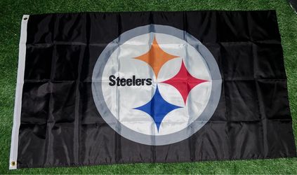 Steelers flag size 5’x3’