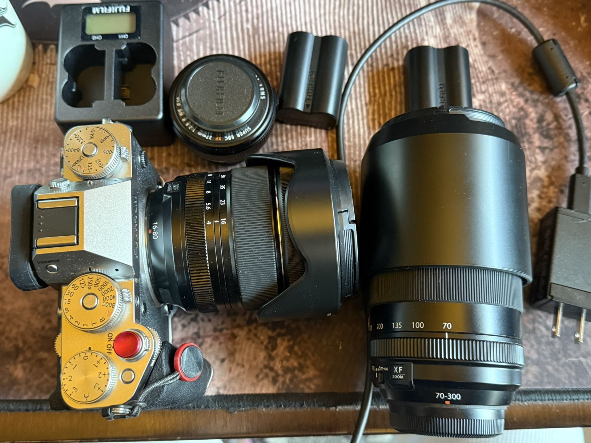 FUJIFILM X-T5 Mirrorless Camera and lens