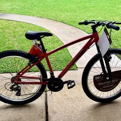 Schwinn Ranger Mountain Bike, 26 Inch Wheel, 21 Speeds, Red - NEW
