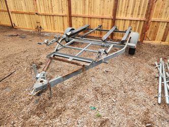 Double dual 2 jet ski sea doo boat trailer