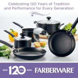 Farberware Cookware Pots and Pans Set, 8 - pc.