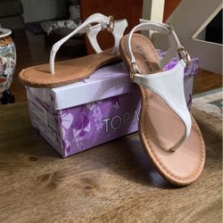 Top mods Brand White Sandals Size Womens 6