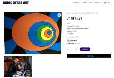 Snails’ Eye by Ringo Starr