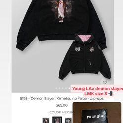Young La x DEMON slayer Hoodie