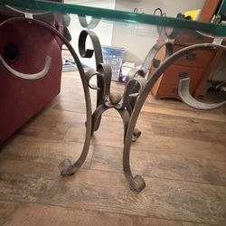 Instead Of Two Very Elegant Glass Tables