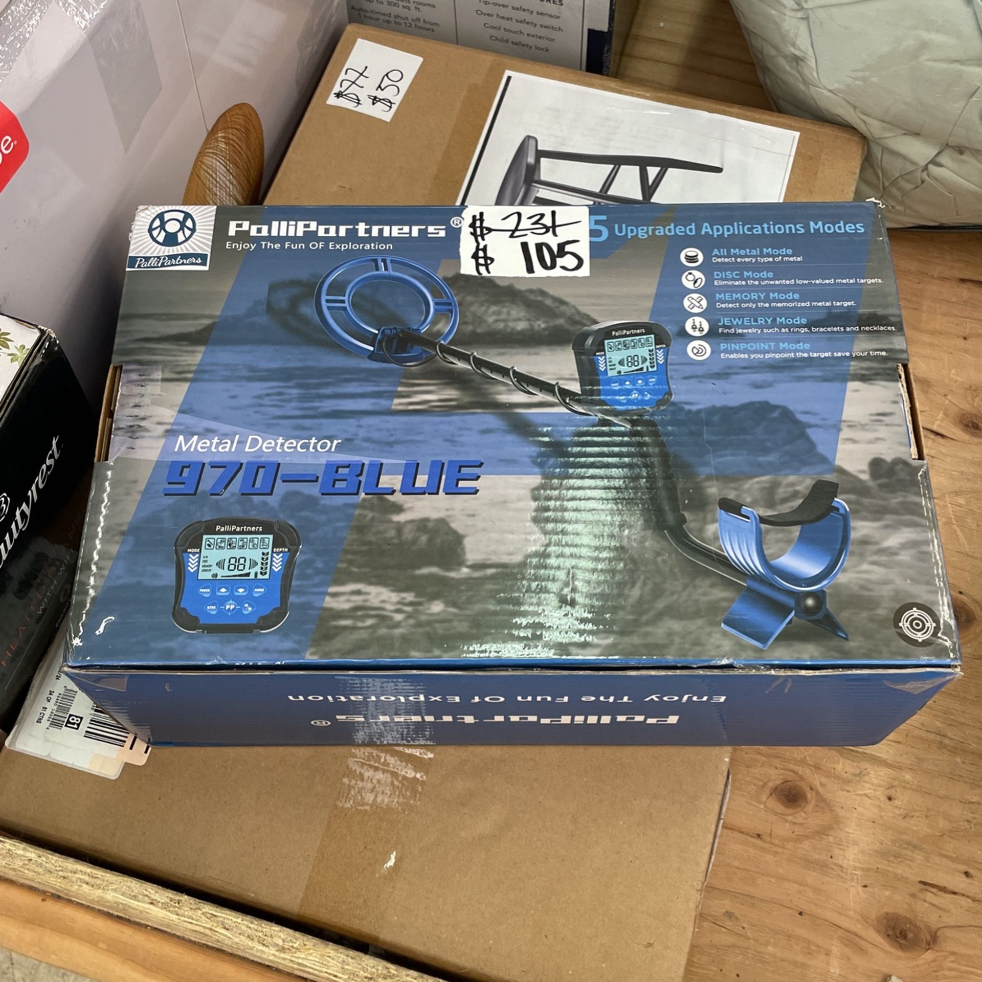 PolliPartners Metal Detector 970-Blue