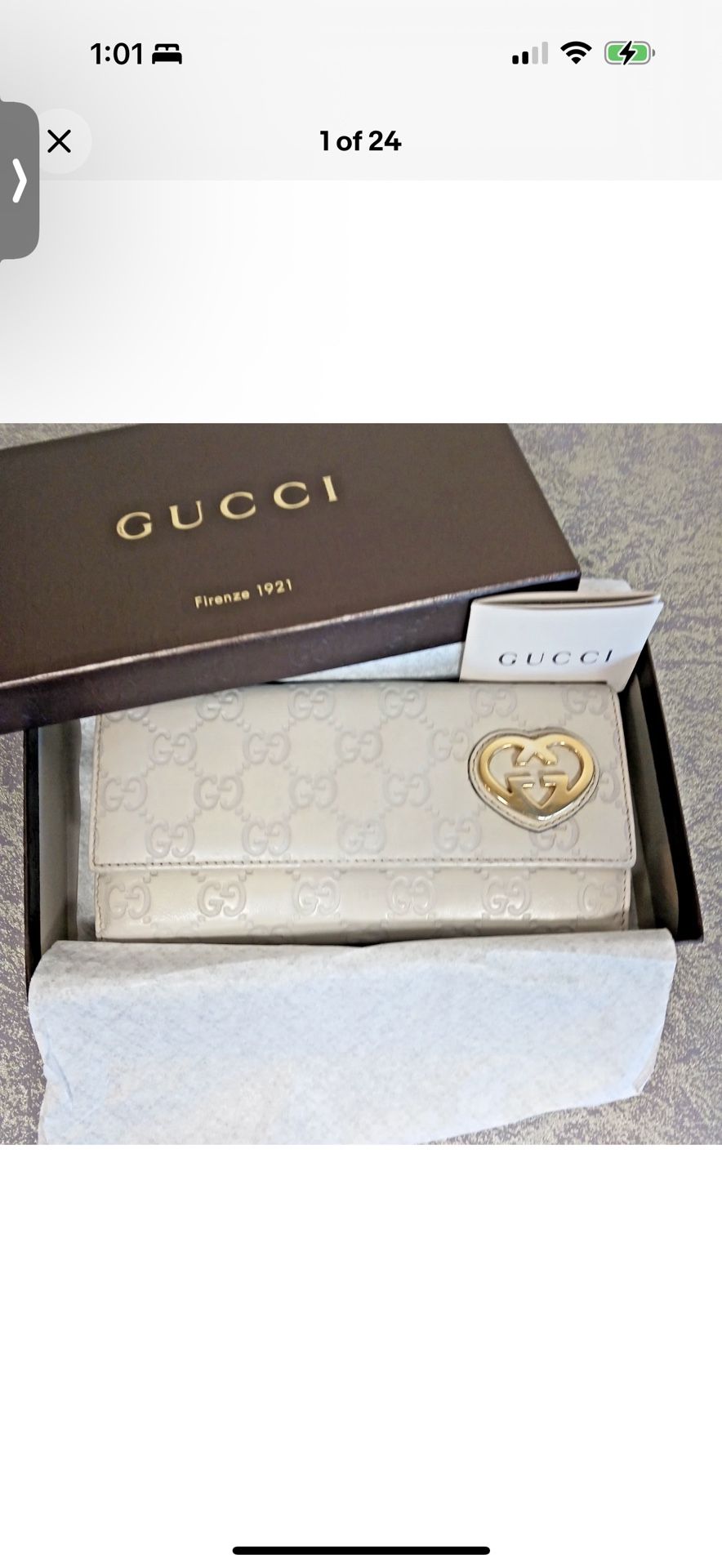 Gucci Wallet Authentic