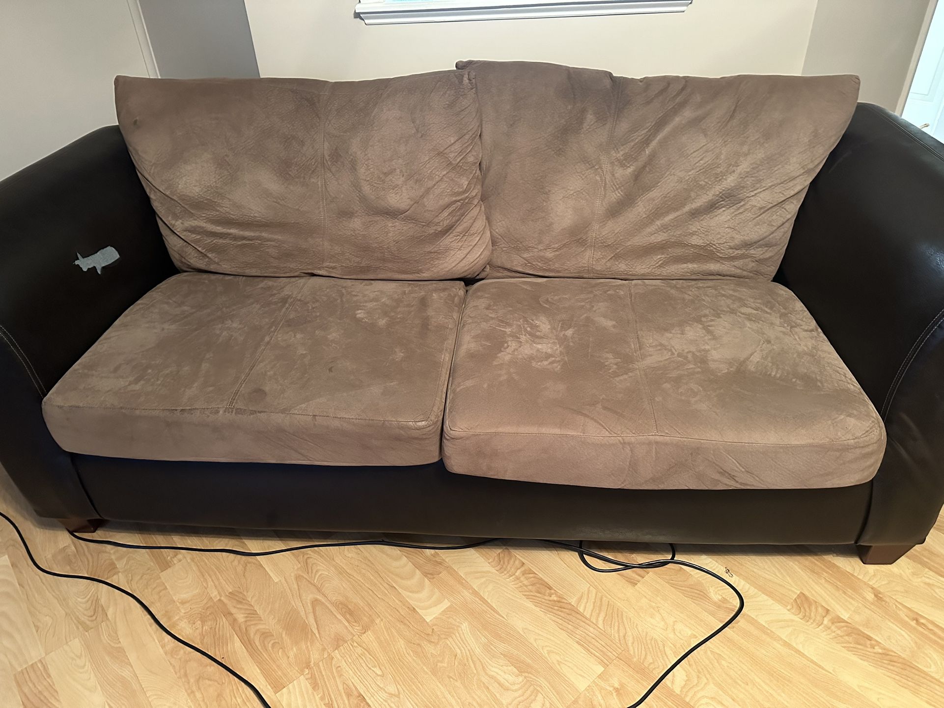 2 Brown Sofas