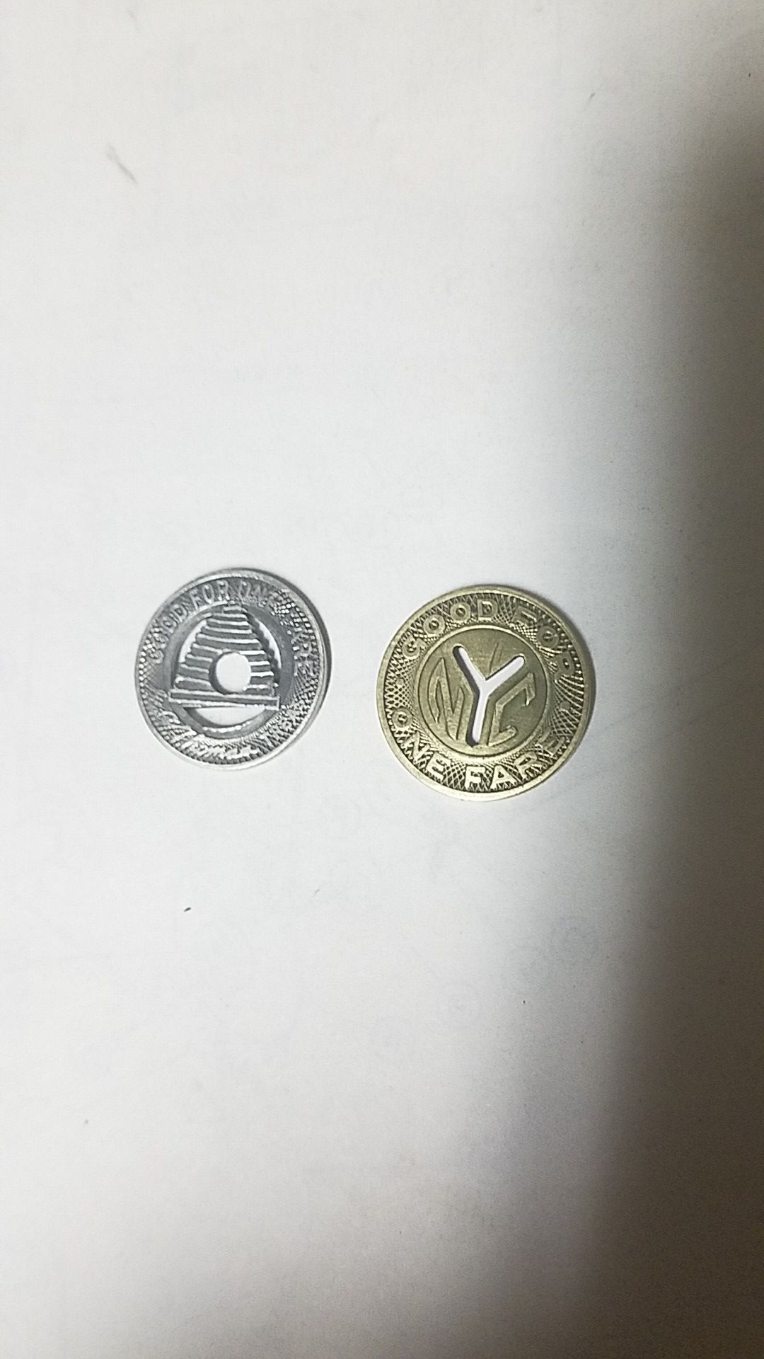 old bus fare tokens