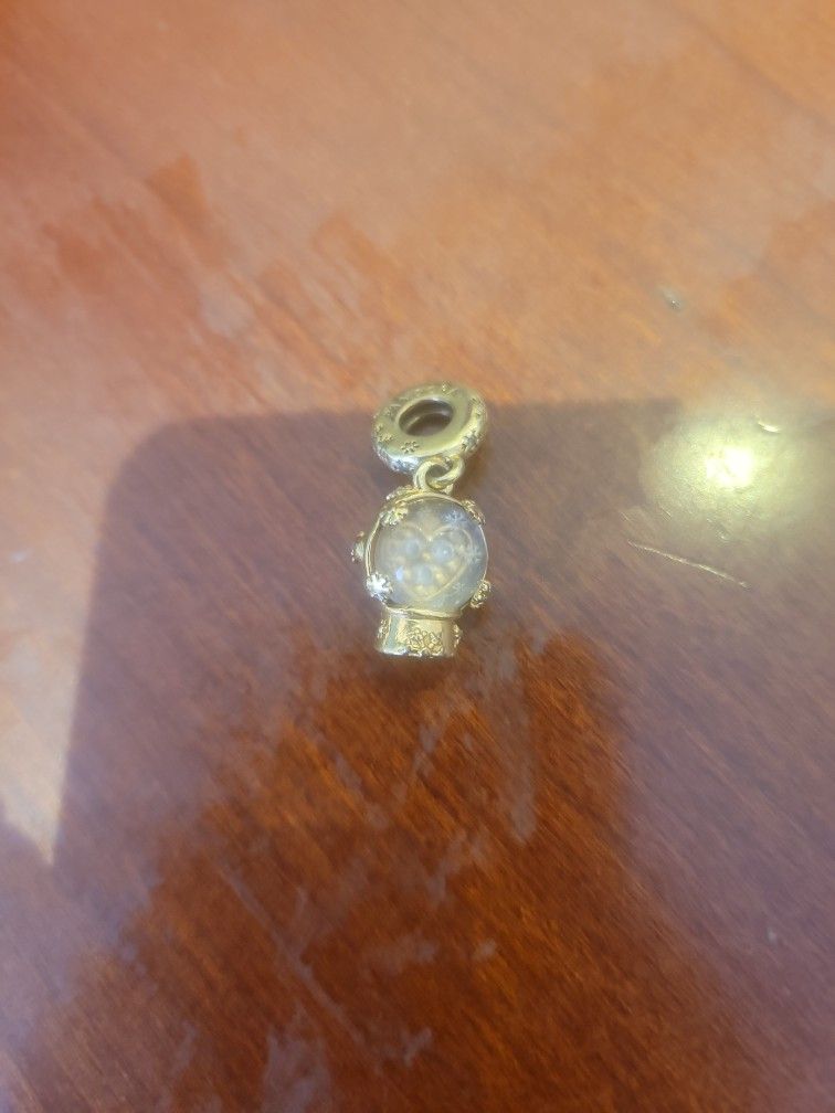 Genuine Pandora Charm Snowglobe