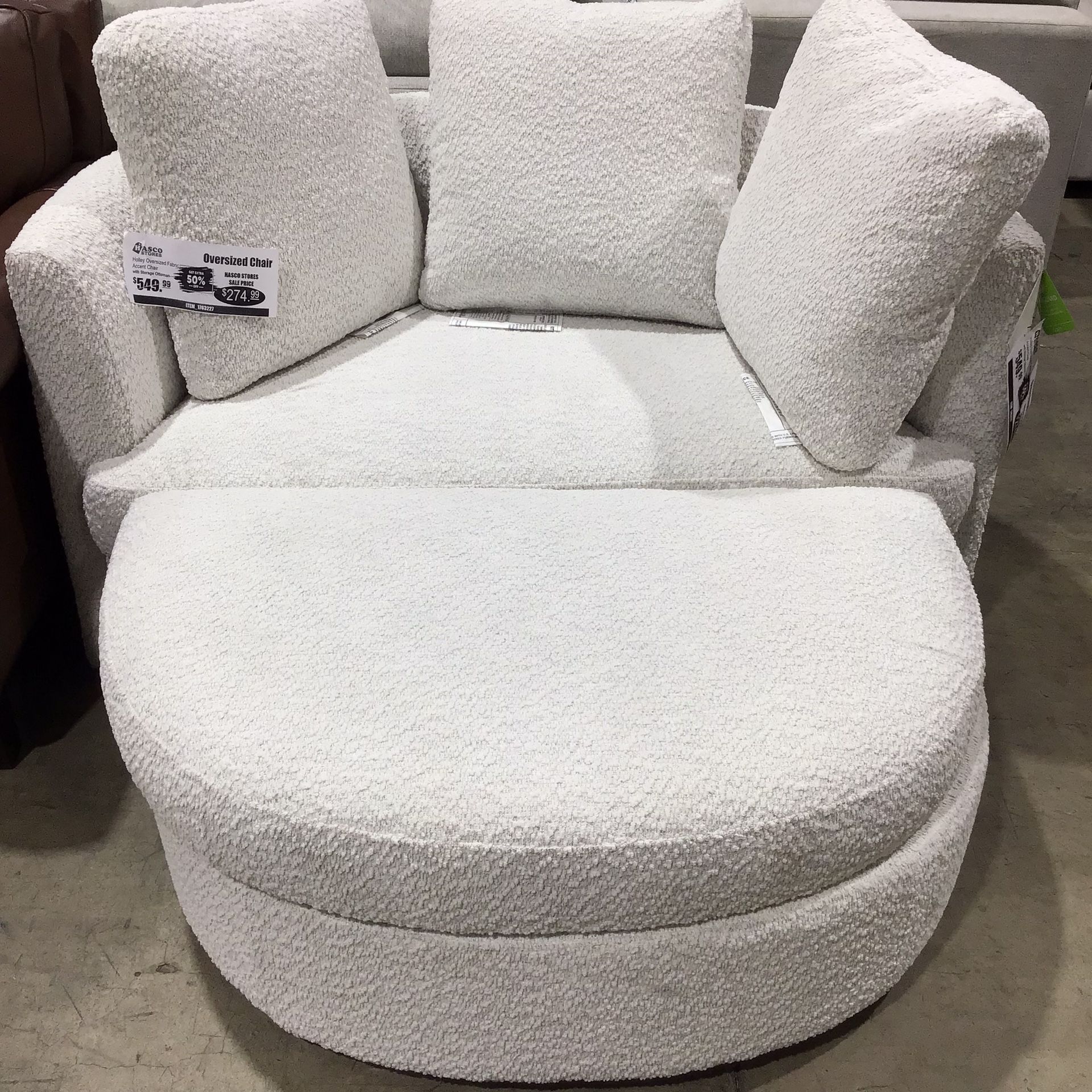 Oversized Fabric Chair