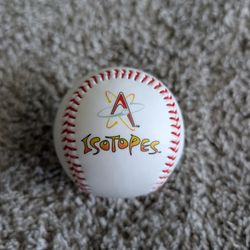 Isotopes Logo Baseball 