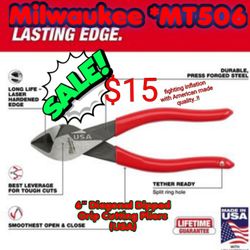 Milwaukee 6inch Diagonal Dipped Grip Cutting Pliers (USA)
Item No.
SKU# MT506