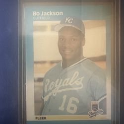 1987 Fleer Baseball Bo Jackson Rookie Card