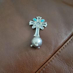  Sterling silver table cross