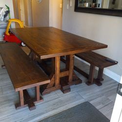 Modern Farmhouse Dining Table Set