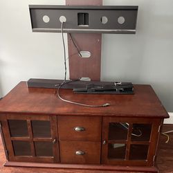 Heavy Wood TV Stand 