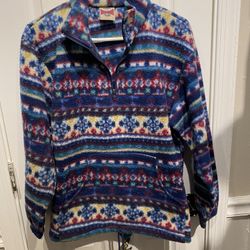 Womans Size Medium Authentic Rugged Gear Polar Fleece Pullover