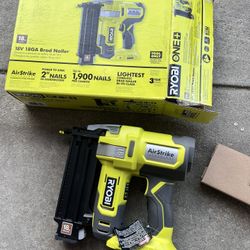 Ryobi 18v One+ 18Ga Brad Nailer TOOL ONLY