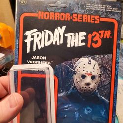 Custom ReAction Friday The 13th Jason Voorhees Card And Blister