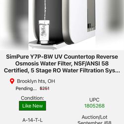 Reverse Osmosis Water System 