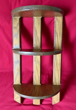 Decorative wood shelf