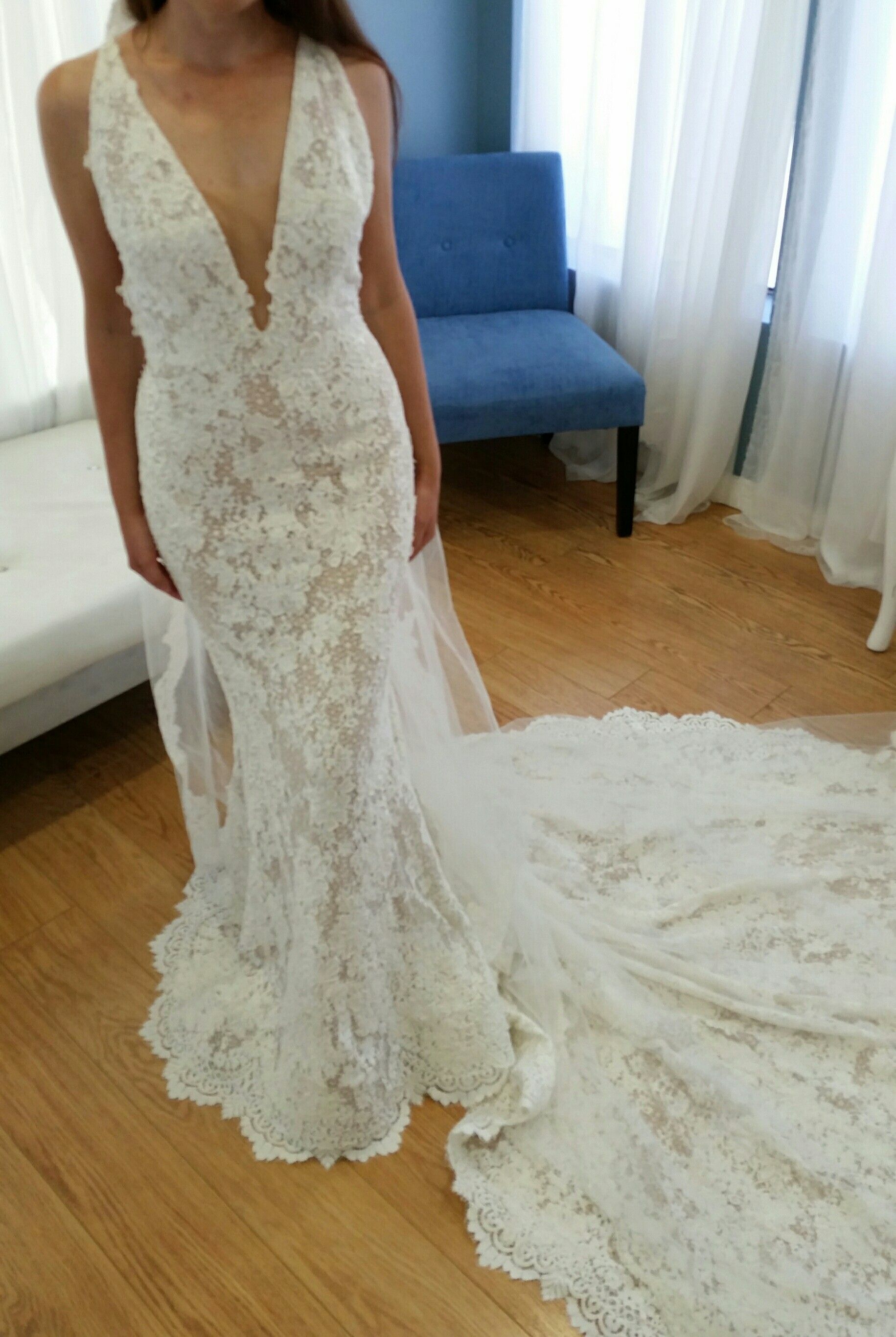 Pronovias Estela wedding dress.
