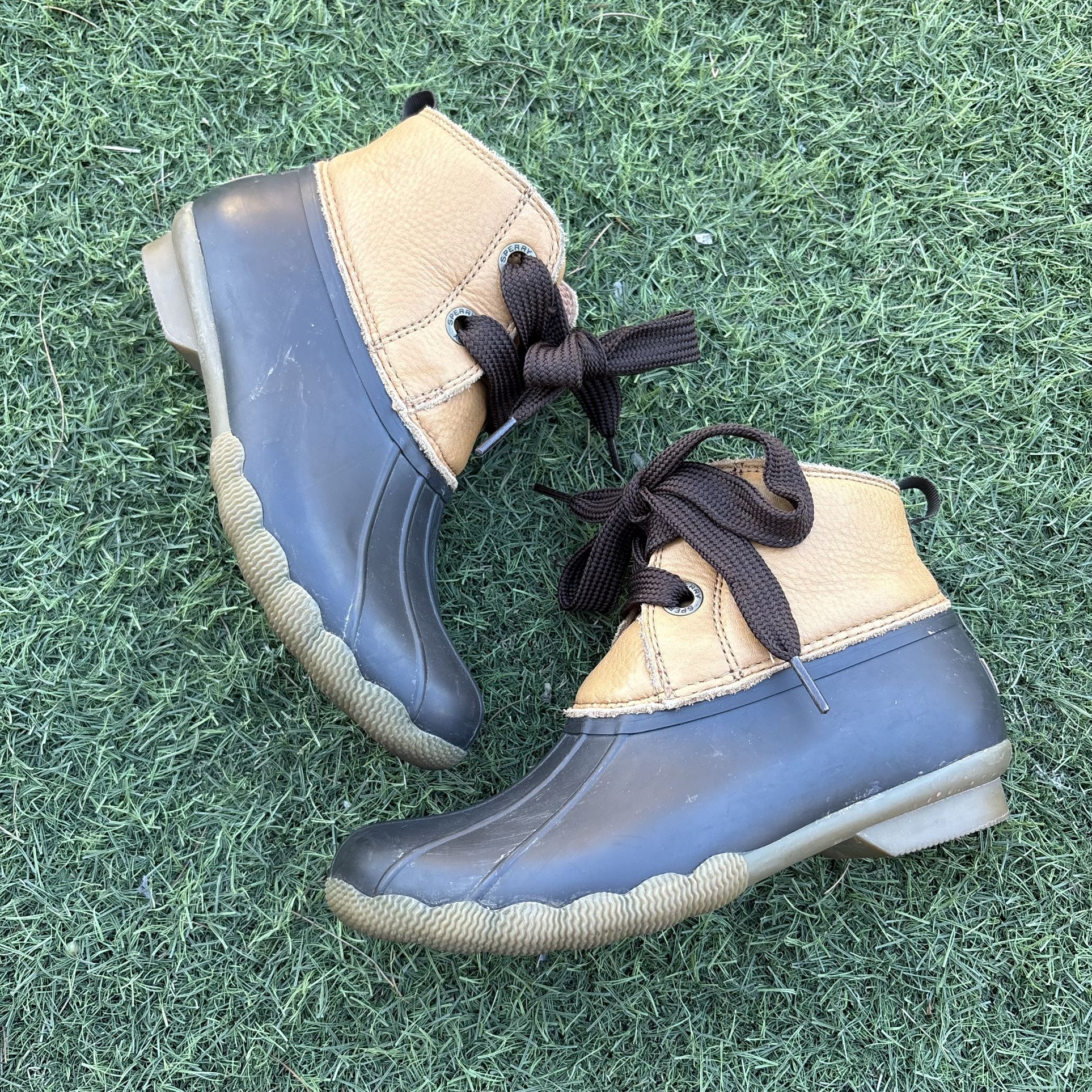 Sperry Snow Boots Duck Boots Winter Waterproof  Warm Women Size 7