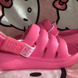Pink Uggs Slides New Size 7