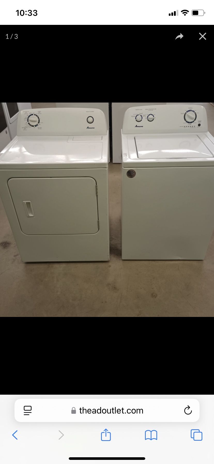 Side-by-Side Washer & Dryer Set with Top Load Washer and Dryer in White