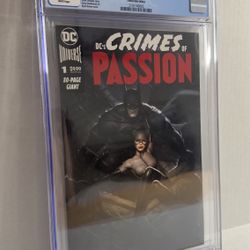 CGC Graded 9.8 Crimes Of Passion Comic Book