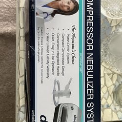 Drive Compressor Nebulizer System  And A.I.R .S  OMROM adult mask