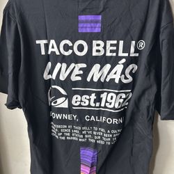 Taco Bell Employee Live Mas T-Shirt size M