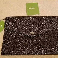 New Kate Spade Glitter Evening Clutch