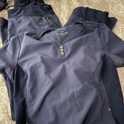 Navy Blue Scrubs (7 Pieces)