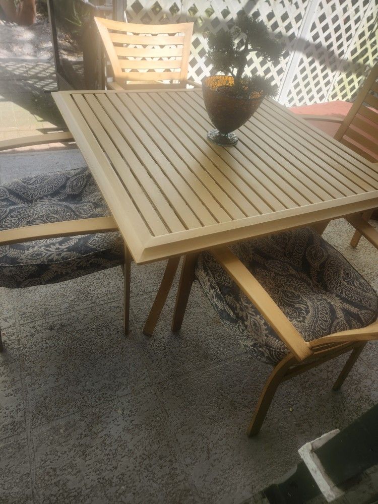 Weather Resistant Table & Chairs