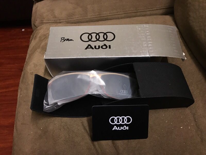 Audi new fashion luxury brand men polarized sunglasses male