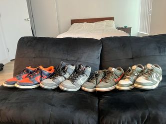 LOT (4) OF SIZE 10 USED NIKE SHOES