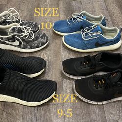 3 Nike And 1 Adidas Shoes