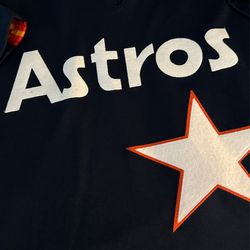Astros Majestic Throwback Jersey- 2XL