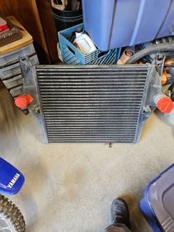 04 Dodge ram 2500 5.9 intercooler with Boost tubes and intake air filter box