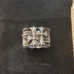 chrome hearts square cemetery ring 
